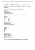 WGU Course C170 - Data Management &lpar;Applications&rpar; 