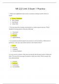 NR 222 Unit 3 Exam 1 Practice QUESTION AND ANSWERS (Verified Answers) Download To Score A
