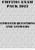 FMT3701 EXAM PACK 2023