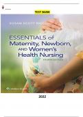 Test Bank for Essentials of Maternity&comma; Newborn and Women's Health Nursing 4Ed&period;by Susan Ricci&vert;COMPLETE and ELABORATED&vert;