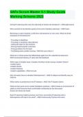 SAFe Scrum Master 5&period;1 Study Guide Marking Scheme 2023