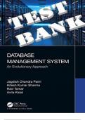TEST BANK & SOLUTIONS MANUAL for Database Management System: An Evolutionary Approach 1st Edition by Jagdish Chandra Patni, Hitesh Kumar Sharma and Ravi Tomar. ISBN 9780367244934. 