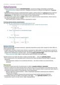 Summary notes for AQA A-Level Chemistry Unit 3.3.7 - Optical isomerism (A-level only) 