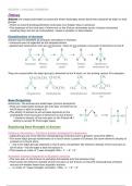 Summary notes for AQA A-Level Chemistry Unit 3.3.11 - Amines (A-level only) 