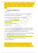 NUR 3525 CM IV FINAL STUDY GUIDE EXAM QUESTIONS AND ANSWERS BEST RATED A&plus; GUARANTEED SUCCESS LATEST UPDATE 2022