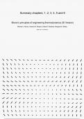Samenvatting Moran's Principles of Engineering Thermodynamics - Thermodynamica - Warmte en transport (TN-WARMT-22)