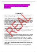 ATI Nutrition Proctored Exam 2023 &lpar;NEW ATI Nutrition A&rpar; QUESTIONS AND CORRECT ANSWERS&period;