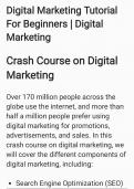 Digital Marketing for beginners 