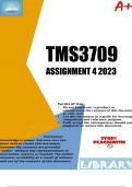 TMS3709 Assignment 4 (WRITTEN) 2023 (816027) - DUE 3 JULY 2023
