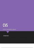 CVS Verslag presentatie (6,8) (ook document beschikbaar)