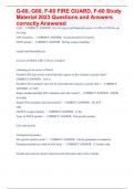 G-60&comma; G60&comma; F-60 FIRE GUARD&comma; F-60 Study Material 2023 Questions and Answers correctly Answered