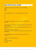 ABO PRACTICAL EXAM&vert;UPDATED&VERIFIED&vert;GUARANTEED SUCCESS