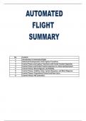 Automated Flight Summary
