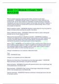 BIOD 171 Module 4 Exam 100&percnt; SUCCESS