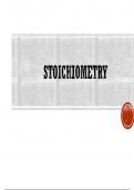 Ch. 3 - Stoichiometry