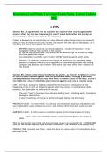 Insurance Law Finals Coverage Exam Notes&period; Latest Update 2023