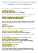 HESI PN MED SURGE PROCTORED TESTBANK EXAM WITH  VERIFIED SOLUTIONS&sol;A&plus; GRADE ASSURED