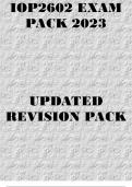 IOP2602 EXAM PACK 2023