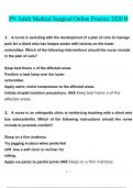 PN Adult Medical Surgical Online Practice 2020 B