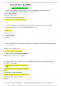 HESI RN EXIT EXAM V4  2021&sol;2022 with complete solutions