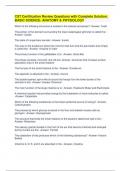 CST Certification Review Questions with Complete Solution&period; BASIC SCIENCE&colon; ANATOMY & PHYSIOLOGY