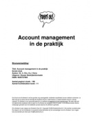 Samenvatting Account management in de praktijk