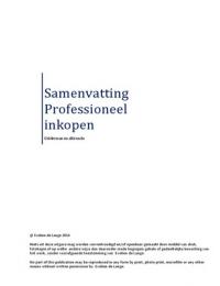 Professioneel Inkopen 