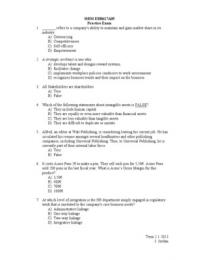 Practice Exam HRM, 45 questions