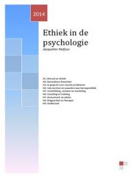 samenvatting Ethiek in de psychologie 