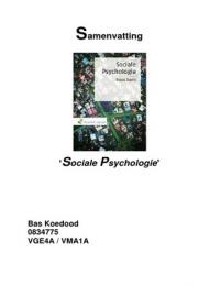Sociale psychologie van Roos Vonk