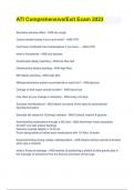 ATI Comprehensive&sol;Exit Exam 2023