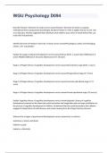 WGU Psychology D094 exam 2023 with 100&percnt; correct answers