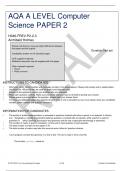 AQA A LEVEL Computer  Science PAPER 2 , BUSINESS UNIT 5 Exam, Psychology Memory Exam, Social Psychology and Research Methods, BIOLOGY  Paper 1 Mark scheme, IT: CYBER SECURITY AND SECURITY ADMINISTRATION