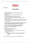TEAS TEST STUDY GUIDE with Questions and Answers 