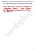 Halter: Varcarolis’ Foundations of Psychiatric Mental Health Nursing: A Clinical Approach, 8th Edition. Complete Guide Newest Edition-2023. RATED A+