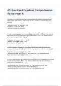 ATI Proctored Capstone Comprehensive Assessment A Questions & Answers 2023 ( A+ GRADED  100% VERIFIED)