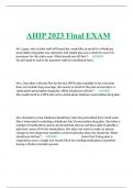 America's Health Insurance Plans (AHIP) Exam Study Guide Questions & Answers