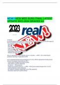 NEW&excl;&excl;&excl;HESI MED SURG FINAL LATEST UPDATE 2023-2024 GRADED A&plus;