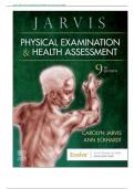 Physical Examination and Health Assessment, 9th Edition by Carolyn Jarvis Test Bank