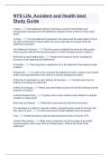 NYS Life&comma; Accident and Health best Study Guide