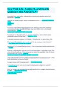 New York Life&comma; Accident&comma; and Health Question and Answers A&plus;&period;