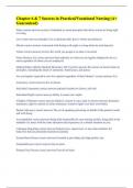 Chapter 6 & 7 Success in Practical&sol;Vocational Nursing &lpar;A&plus; Guaranteed&rpar;
