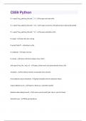 WGU C859 Python Bundled Exams with complete solution &vert; everything you need