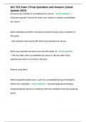 ACC 561 Exam 3 Prep Questions and Answers &lpar;Latest Update 2023&rpar; 