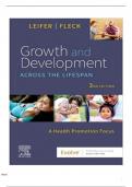 Test Bank For Growth and Development Across the Lifespan 3rd Edition by Leifer.Test Bank For Growth and Development Across the Lifespan 3rd Edition by Leifer