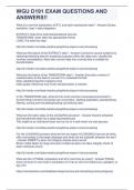 WGU D191 EXAM QUESTIONS AND ANSWERS&excl;&excl;