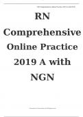 RN  Comprehensive Online Practice 2019 A with NGN  Latest Update 2023/2024