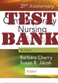 TEST BANK for Contemporary Nursing: Issues, Trends, & Management 8th Edition by Barbara Cherry and Susan Jacob. ISBN 9780323635950. (All Chapters 1-28).