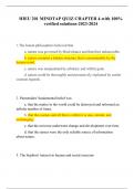    HIEU 201 MINDTAP QUIZ CHAPTER 4-with 100&percnt; verified solutions-2023-2024