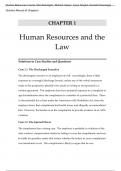 Human Resources Law 5e John Remington, Richard  Heiser, Cyrus Smythe, Kenneth Sovereign (Solution Manual)